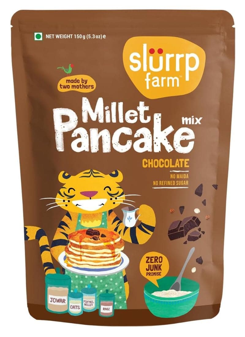 Chocolate And Supergrains Instant Millet Pancake Mix Chocolate 150grams