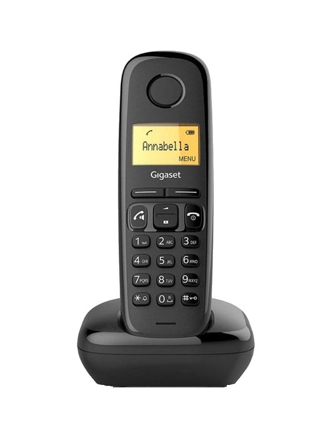 Digital Cordless Phone For Home, Office And Hotels A270 Black