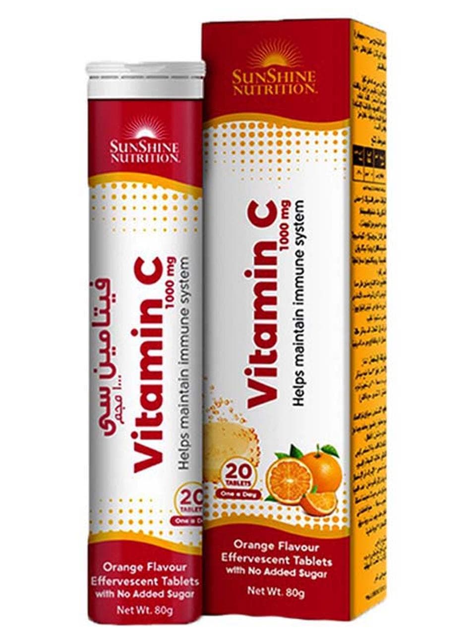 Vitamin C 20 Tablets Helps Maintain Immune System