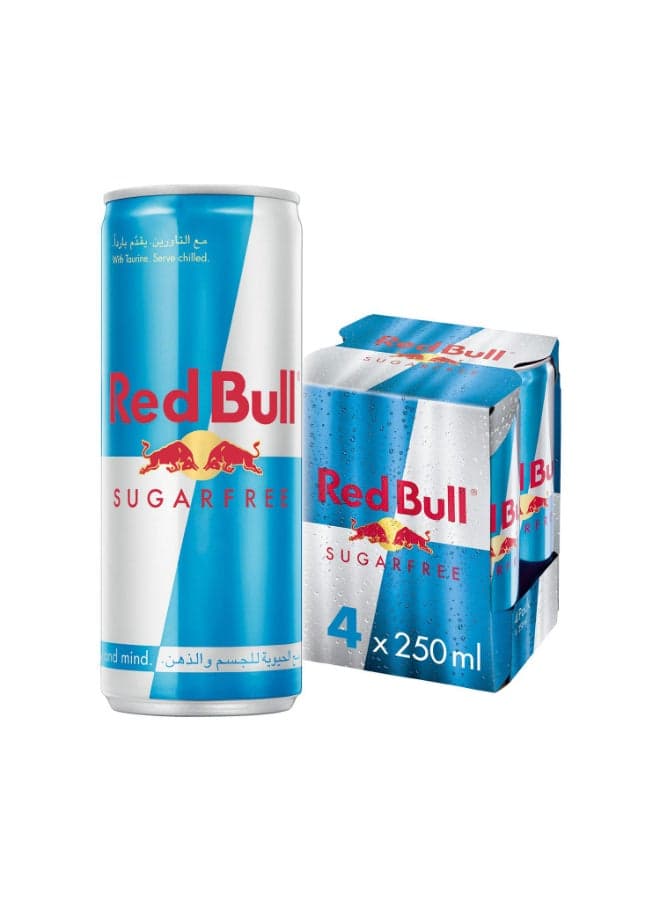 Sugar Free Energy Drink 250ml Pack of 4