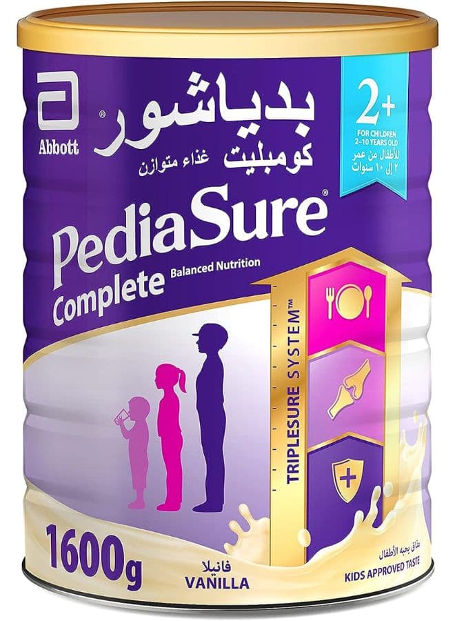 Complete Balance Nutrition 2+ Milk Powder Vanilla Peptigro, 2-10 Years 1600grams