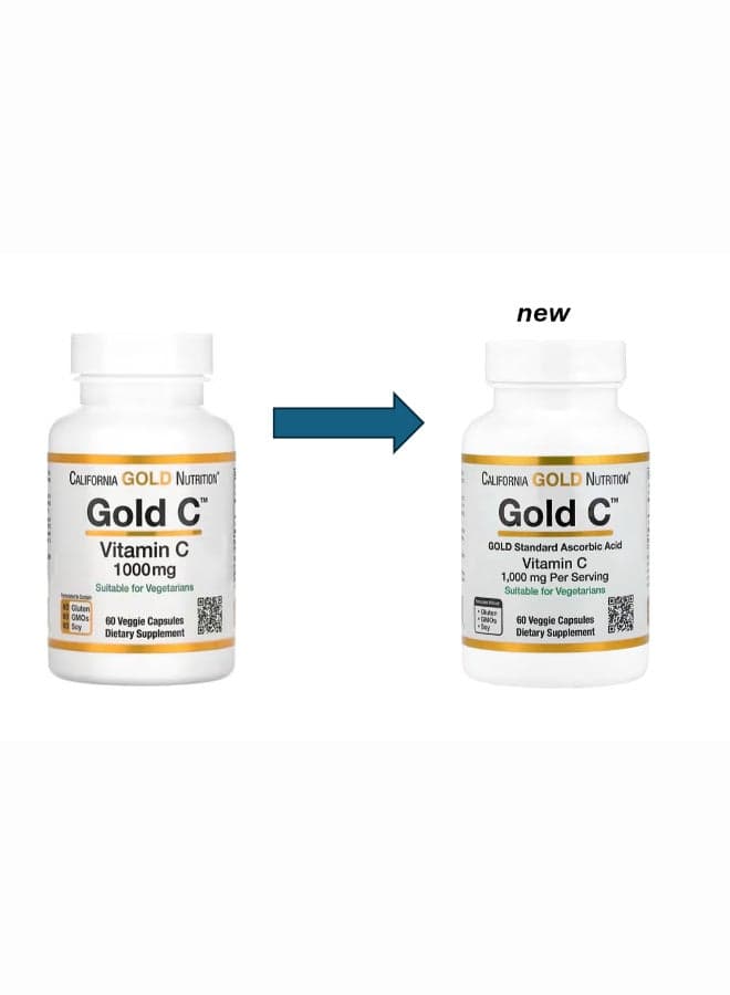 Vitamin C 1000mg - 60 Veggie Capsules