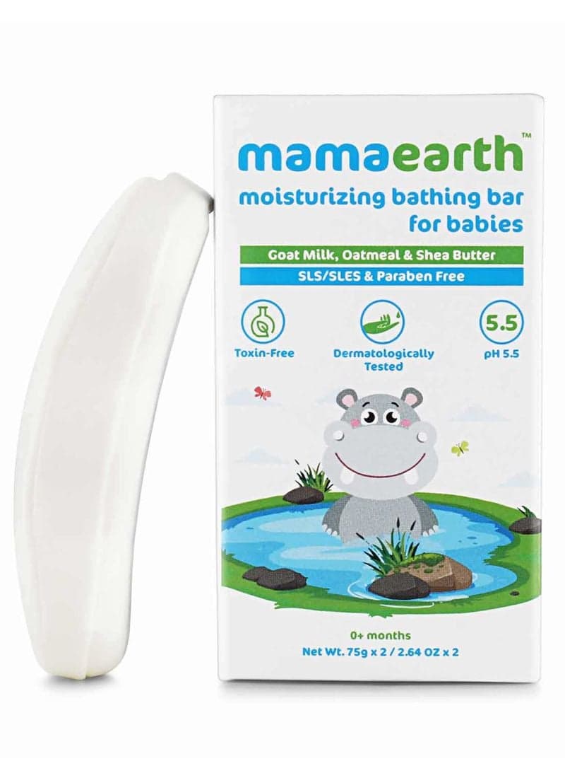 Moisturizing Bathing Soap With Goat Milk Oatmeal And Shea Butter Pack of 2