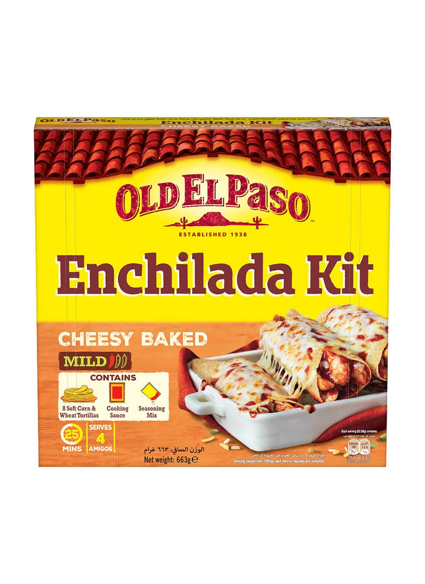 Cheesy Baked Enchilada Kit 663grams