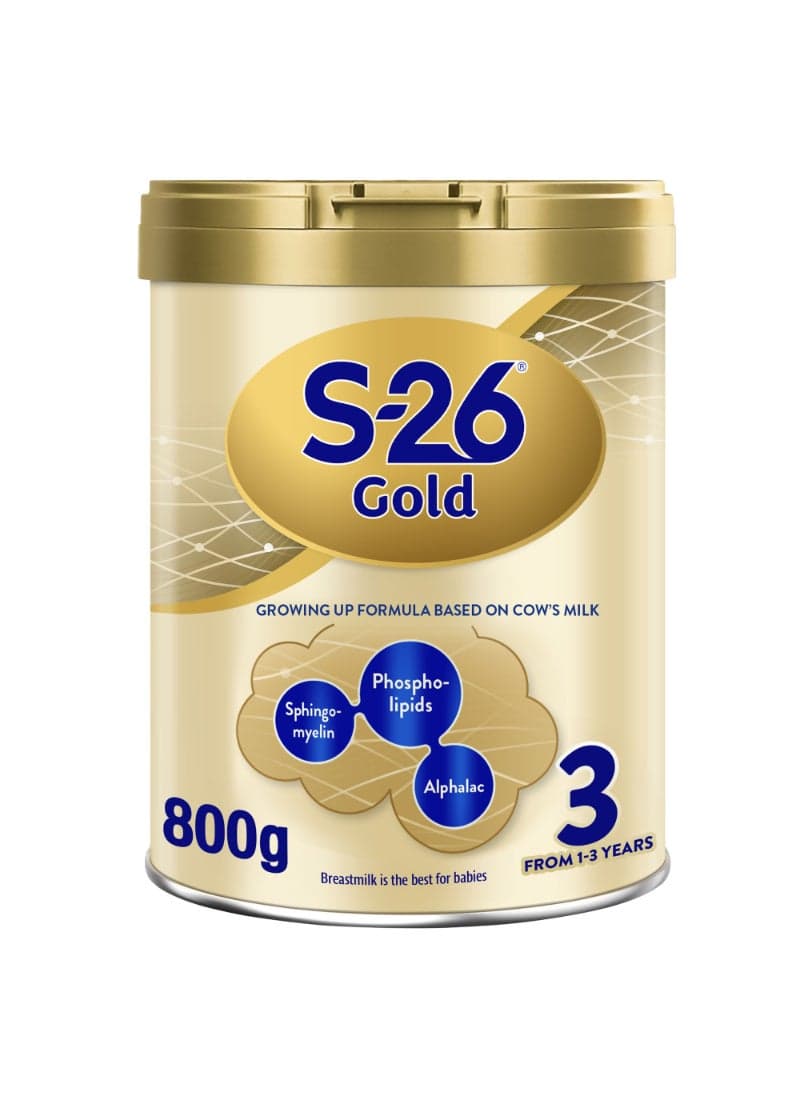 S-26 Progress Gold Stage 3 From 1-3 Years Growing up Formula Milk Powder 800grams
