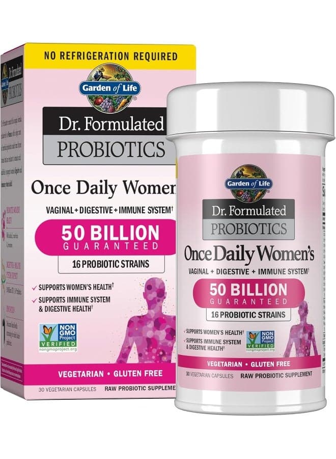 Dr. Formulated Probiotics For Women, 50 Billion CFU, 30 Vegetarian Capsules