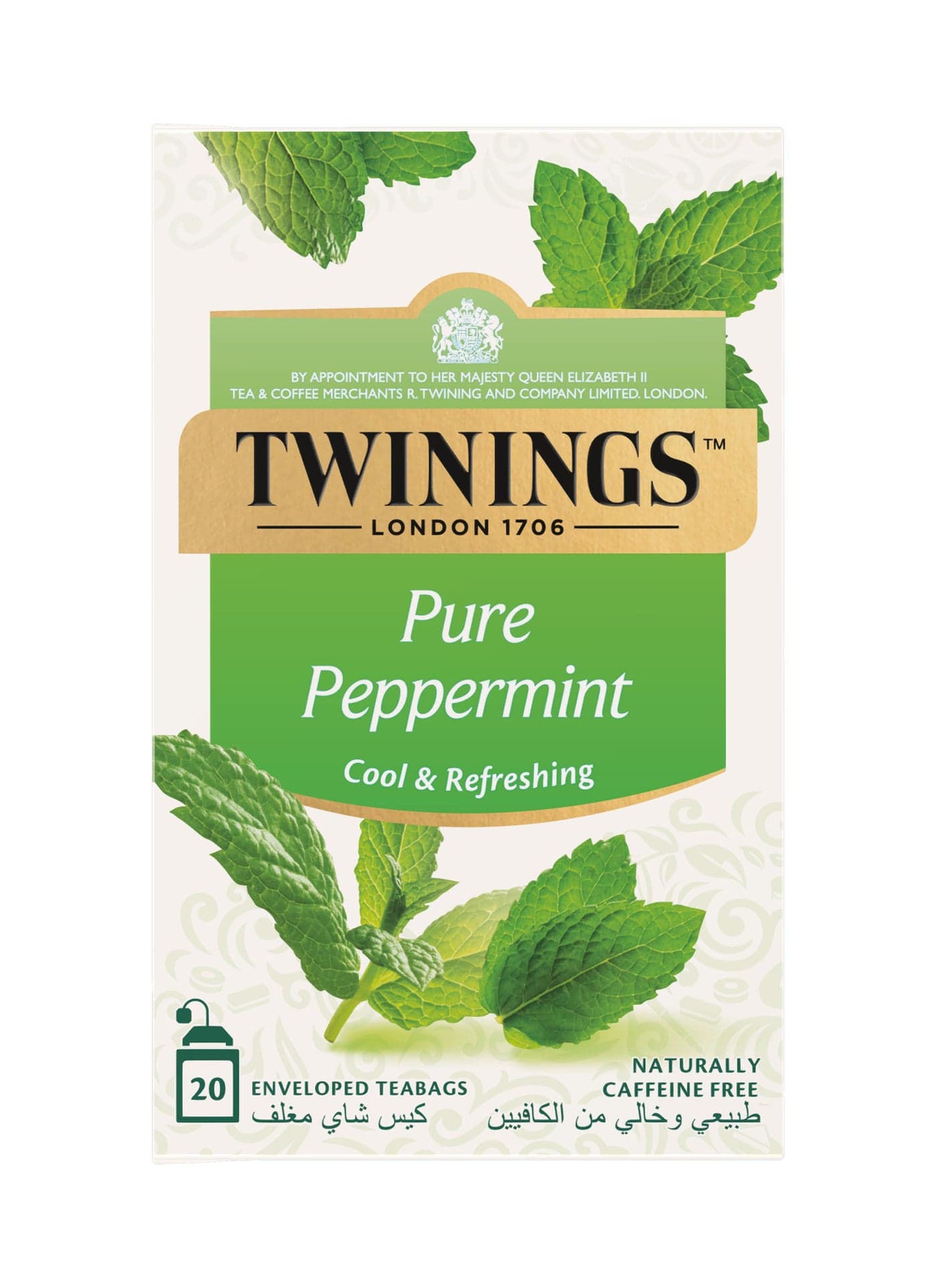 Pure Peppermint Tea 20 Bags Mint 40grams