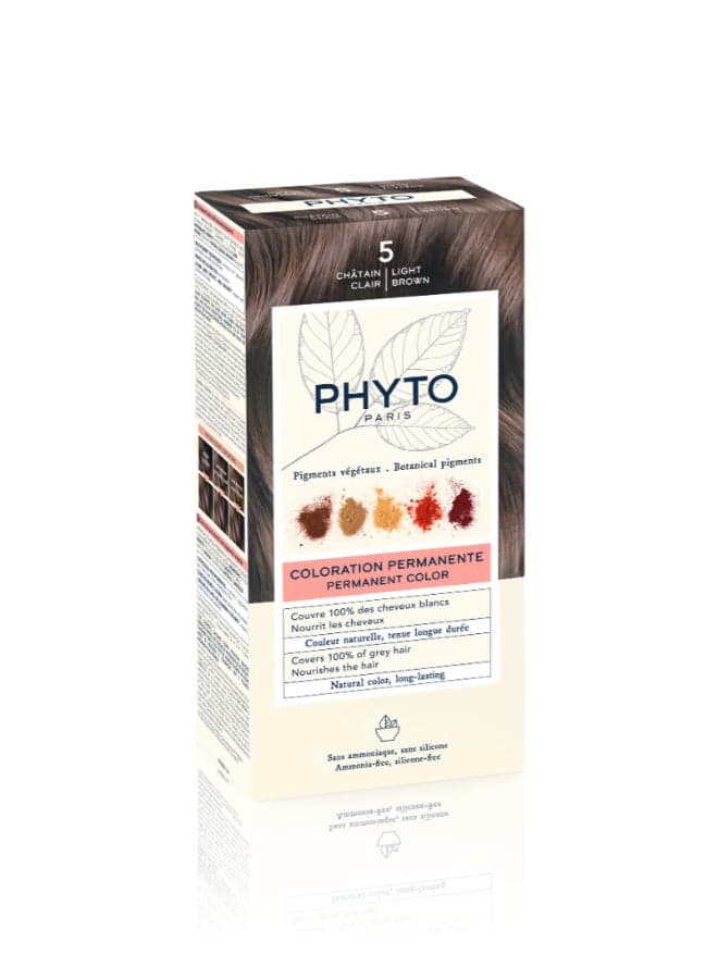 Phyto Phytocolor 5 Chatain Clair Light Brown Light Brown 110ml