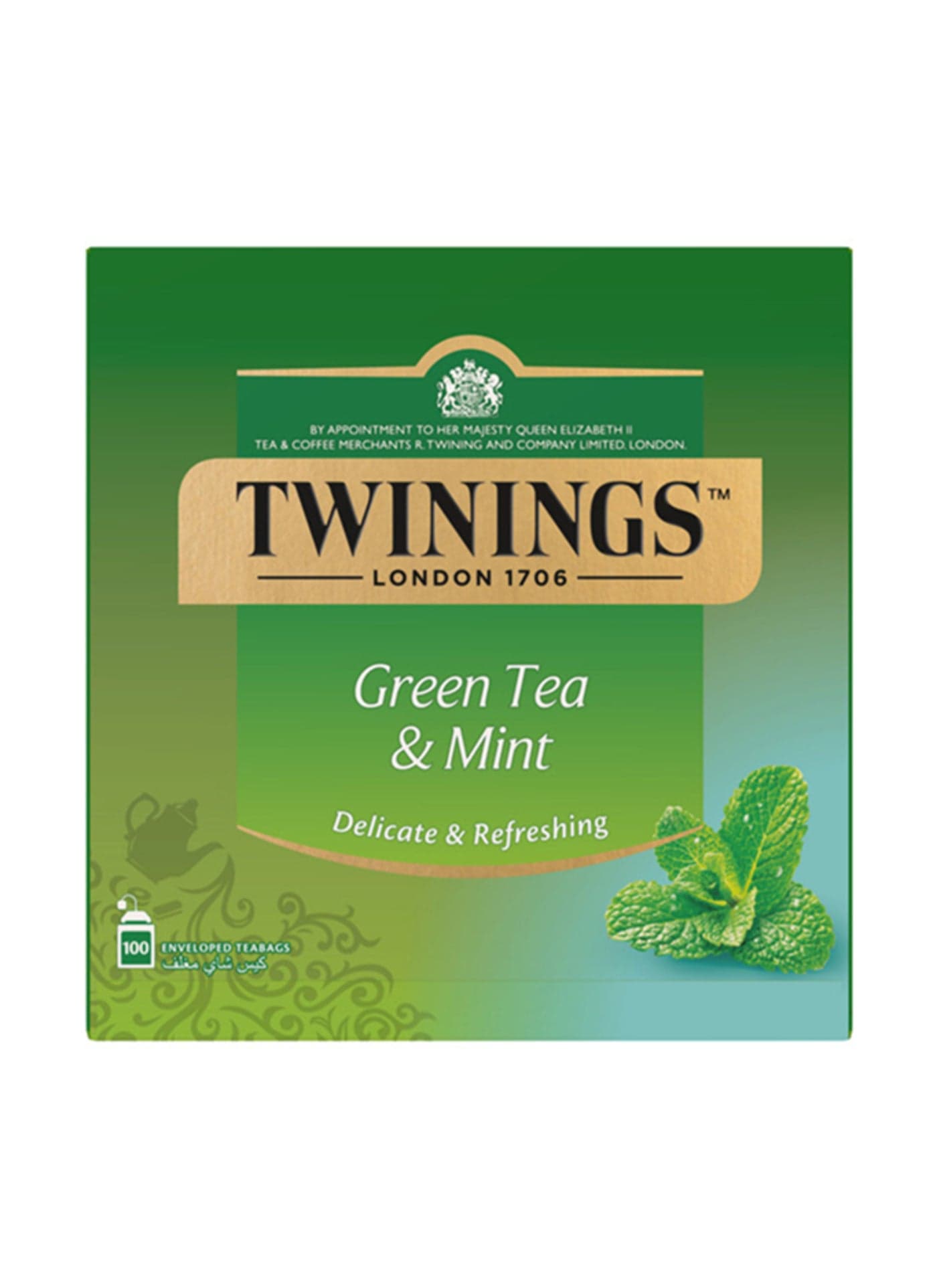 Green Tea With Mint 100 Bags Mint 1.5grams