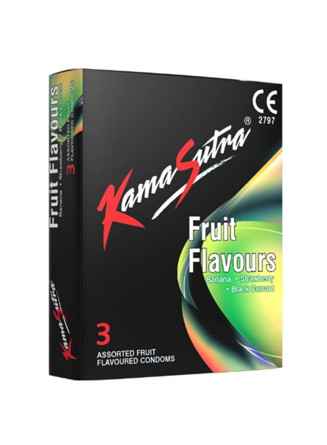 Fruit Flavour Condoms Pack Of 3