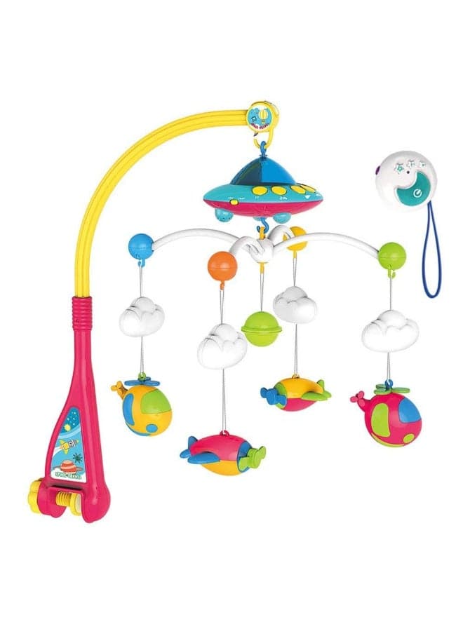 Rotating Attractive Musical Rattle Cot Mobile For Cradle And Bed Jhoomer Assorted 53x33x50cm