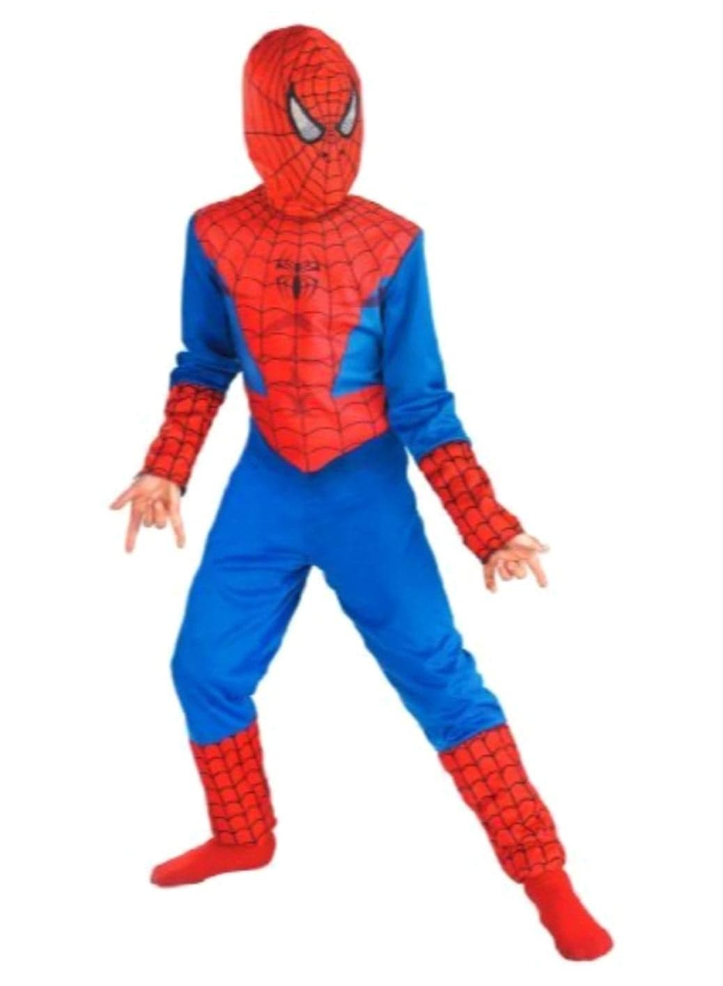 Spider Man Highly Detailed Breathable Fancy Dress Style Costume For Kids, 4 - 6 Years