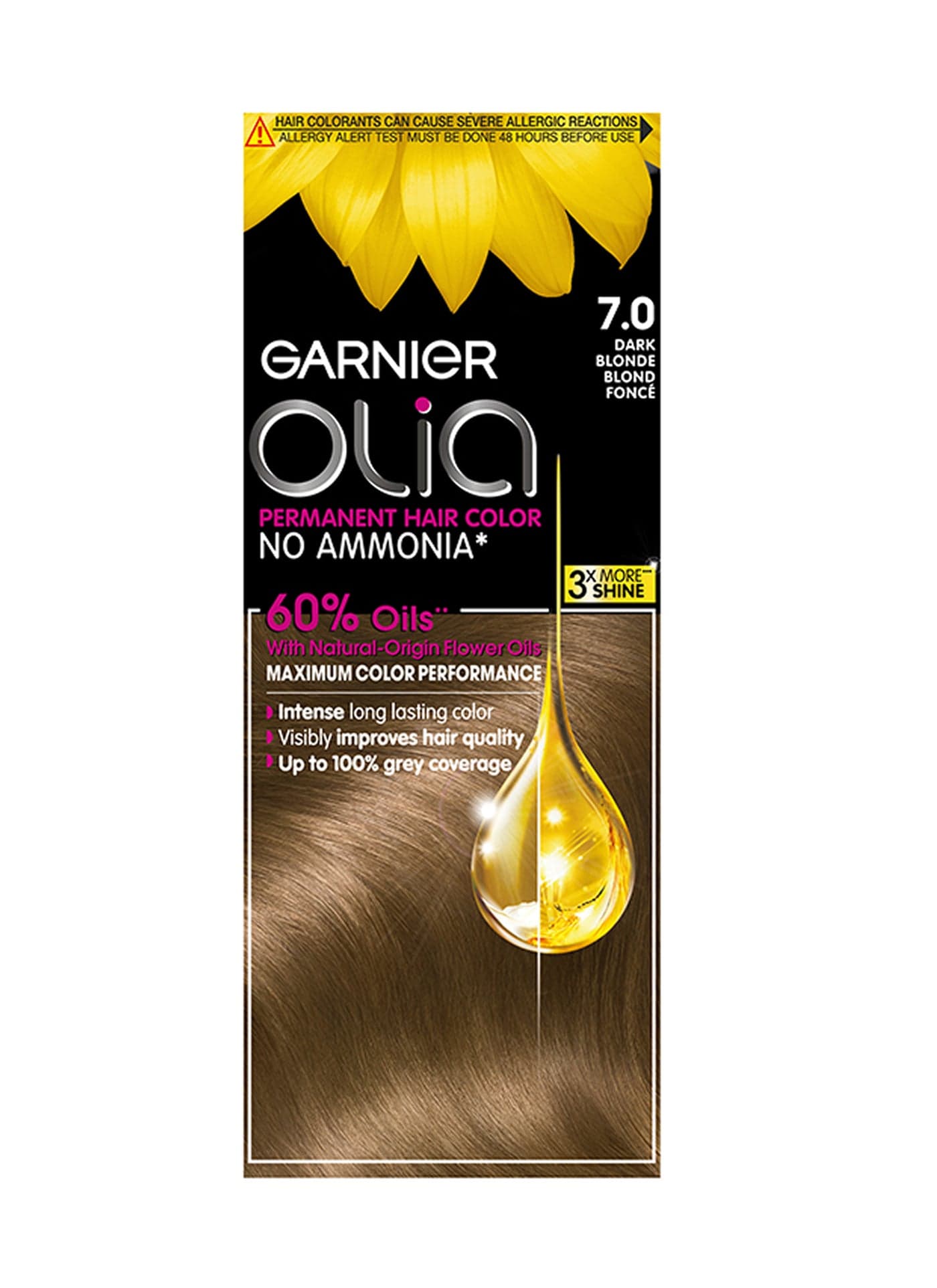 Olia No Ammonia Permanent Haircolor 7.0 Dark Blonde