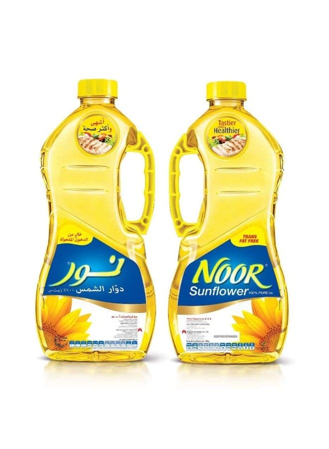 Pure Sunflower Oil, 1.5 Liter × 2