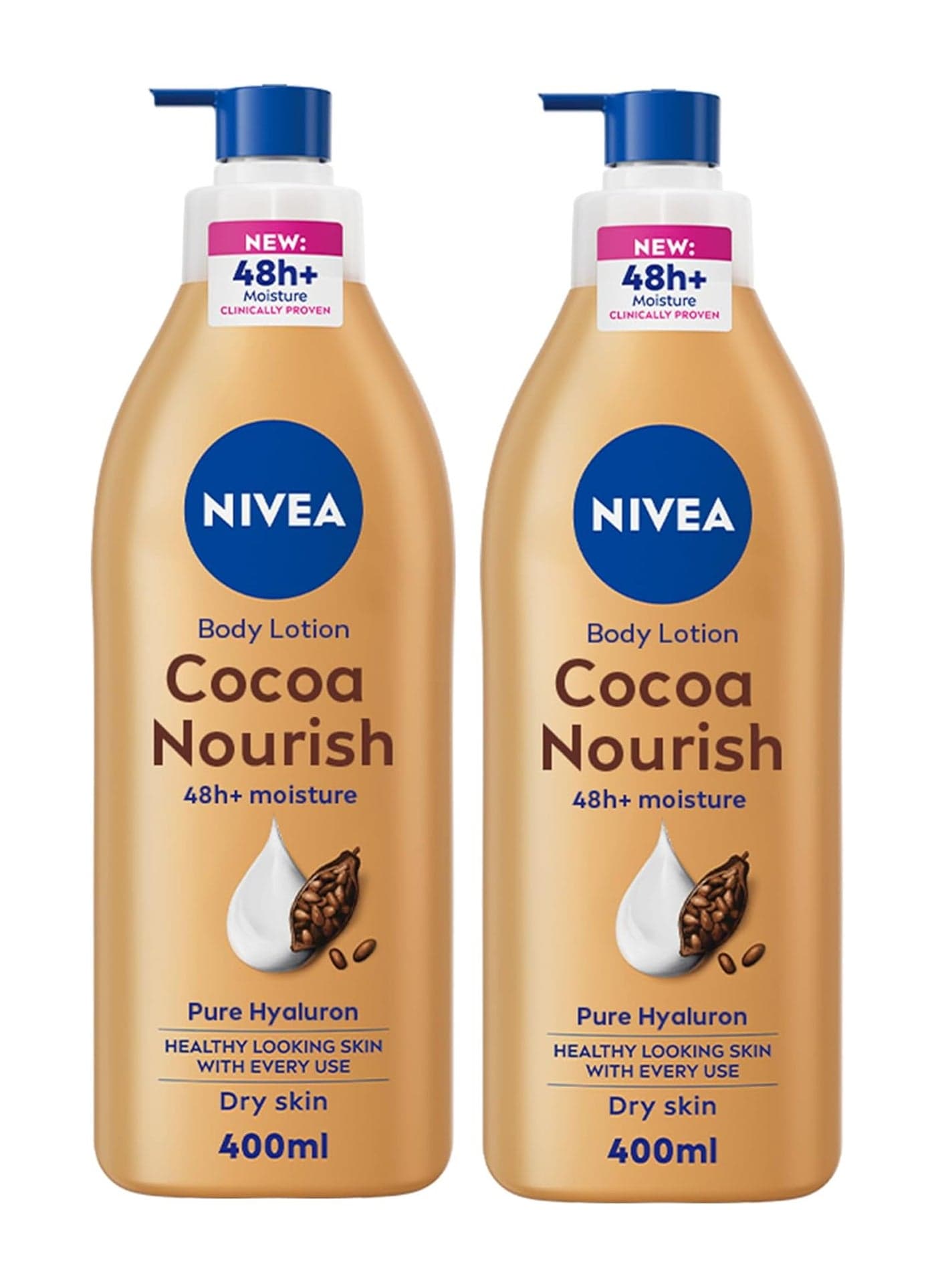 Cocoa Butter Body Lotion With Deep Moisture Serum 400ml Pack Of 2 400ml