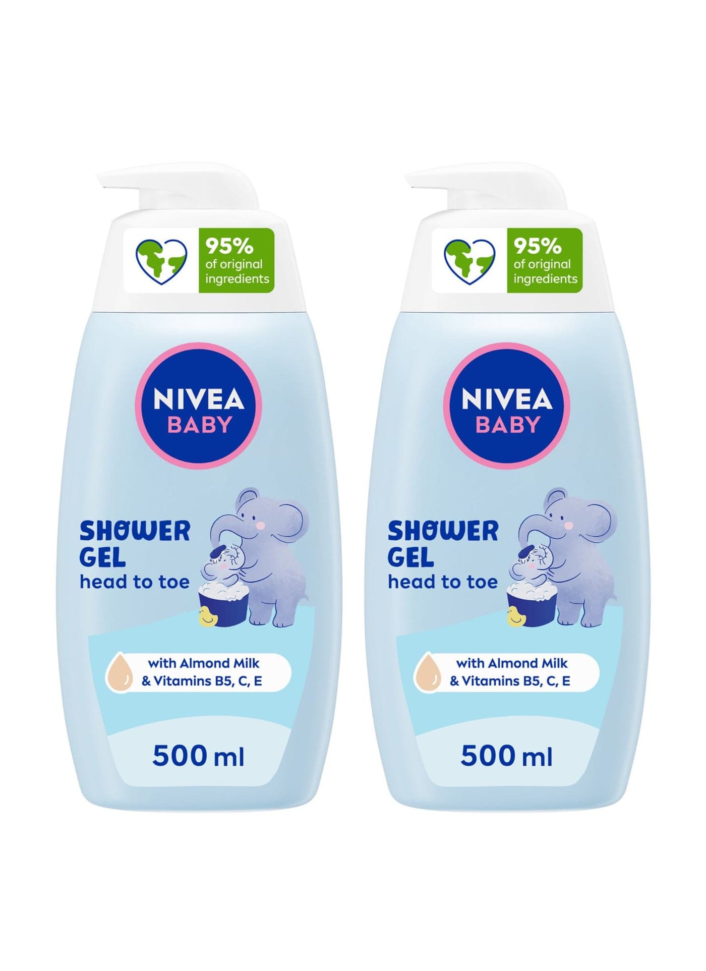 Pack Of 2 Baby Head To Toe Shampoo And Bath Calendula Extract