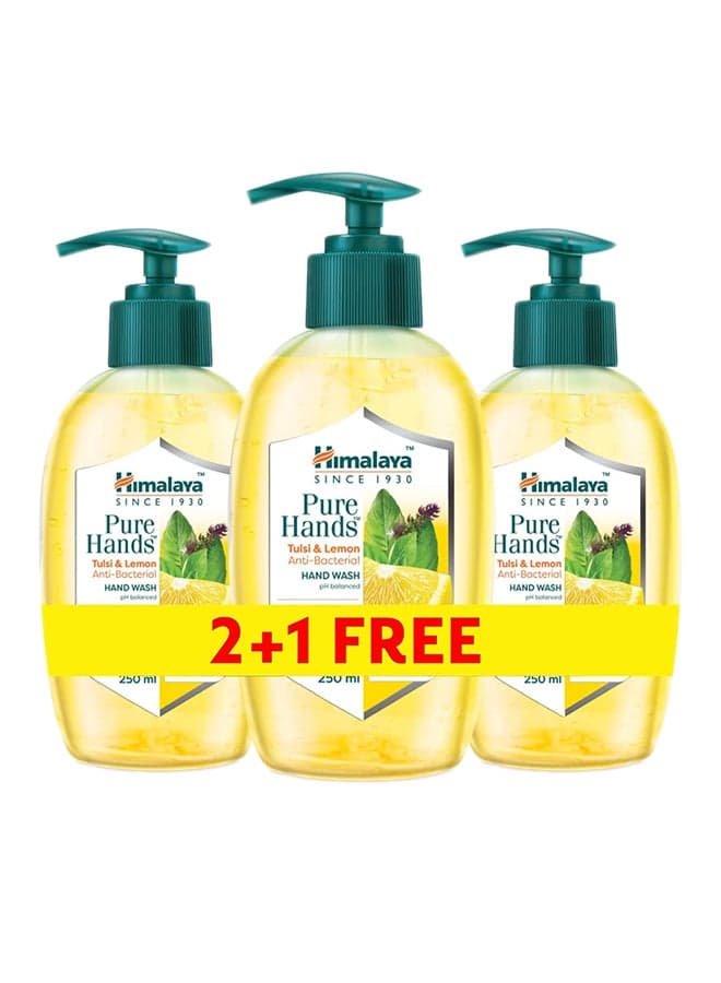 Pure Hand Wash Tulsi And Lemon 250ml Pack of 3 250ml