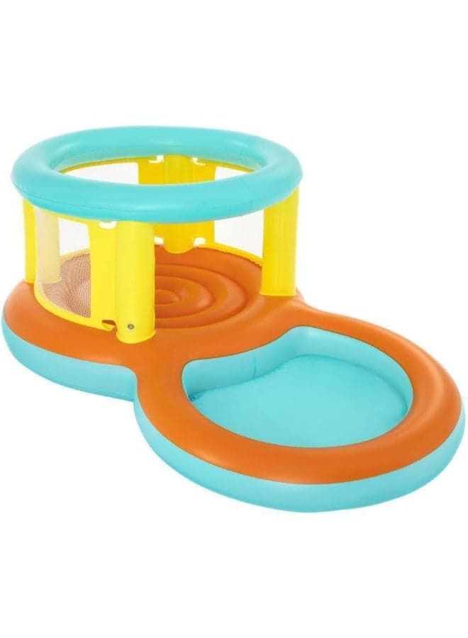 7'10 x 56 x 40/2.39m x 1.42m x 1.02m Jumptopia Bouncer and Play Pool 239x142x102cm
