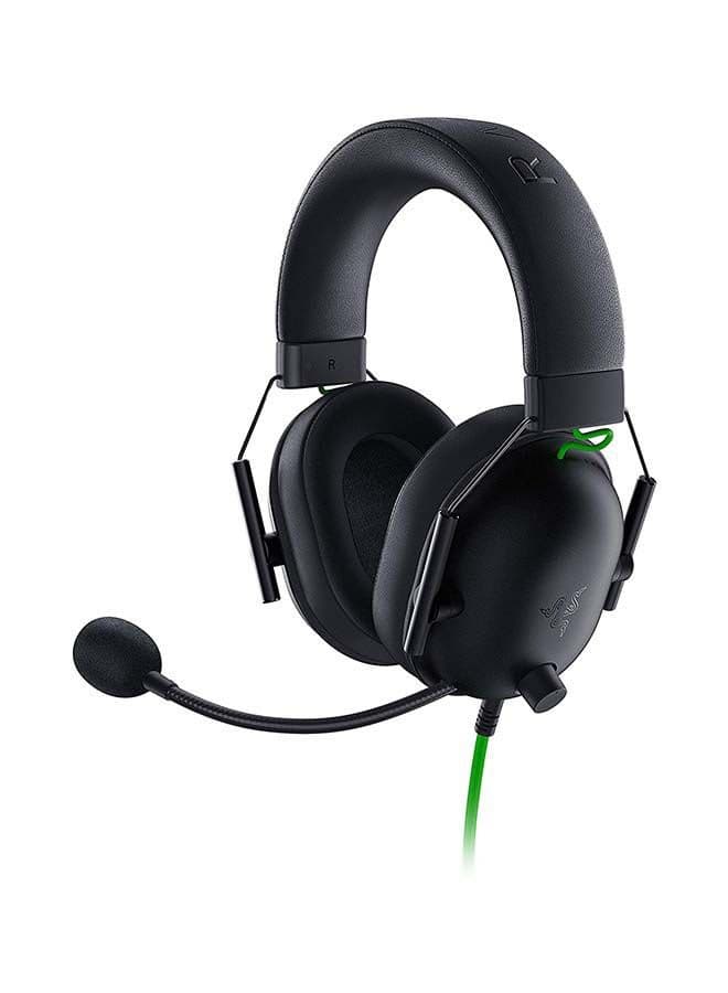 BlackShark V2 X Gaming Headset: 7.1 Surround Sound, 50mm Drivers, Memory Foam Cushion, for PC, PS4, PS5, Switch, Xbox One, Xbox Series X|S, Mobile, 3.5mm Audio Jack, Classic Black