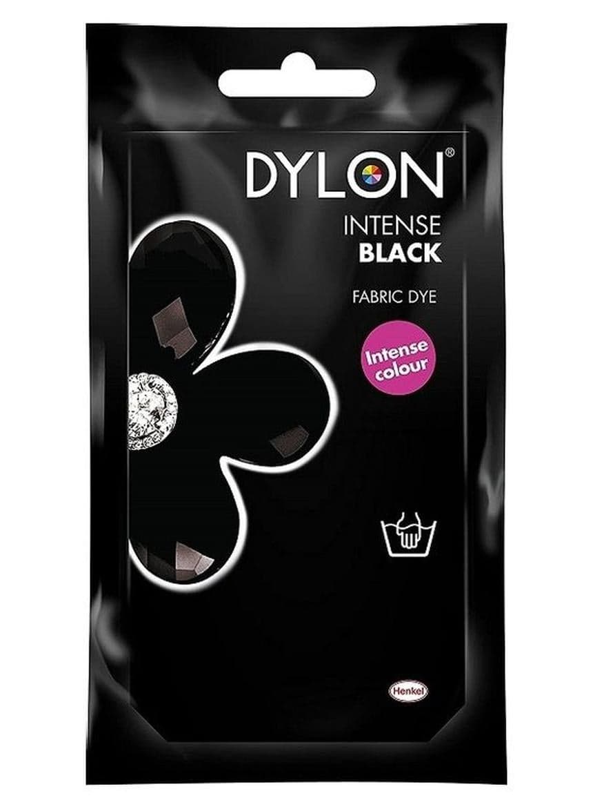 Hand Fabric Dye Sachet Intense Black 50grams