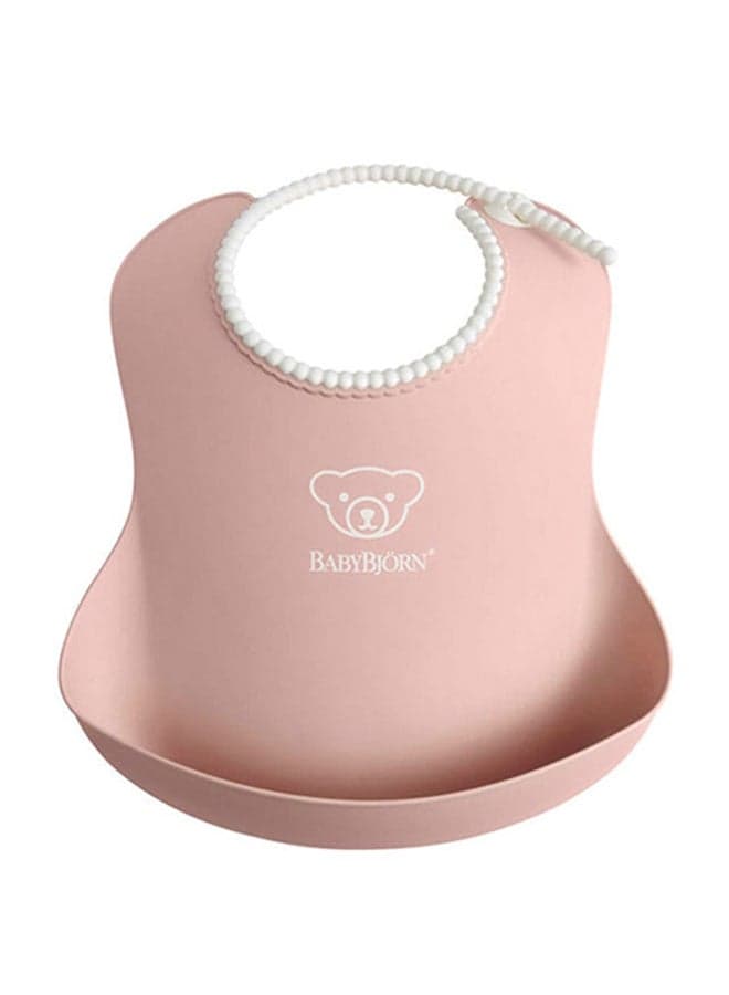 Baby Feeding Bib, Powder Pink