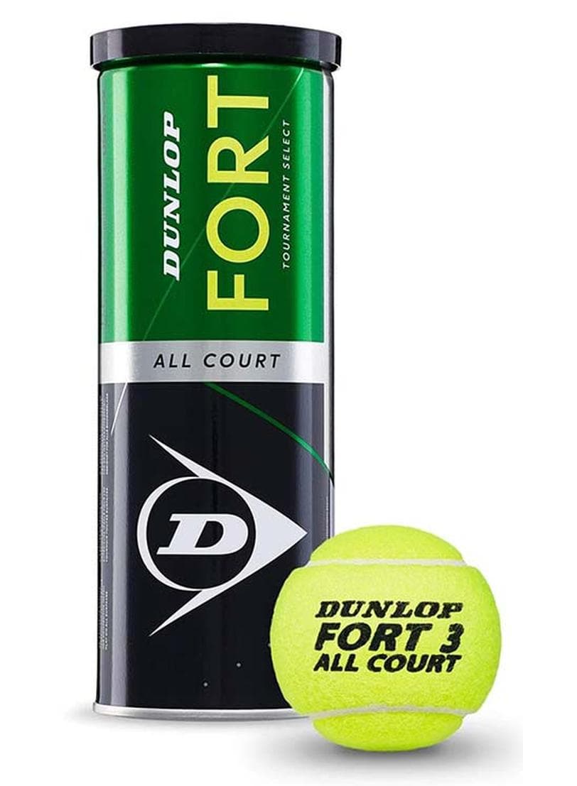 3-Piece All Court Tennis Balls 271grams