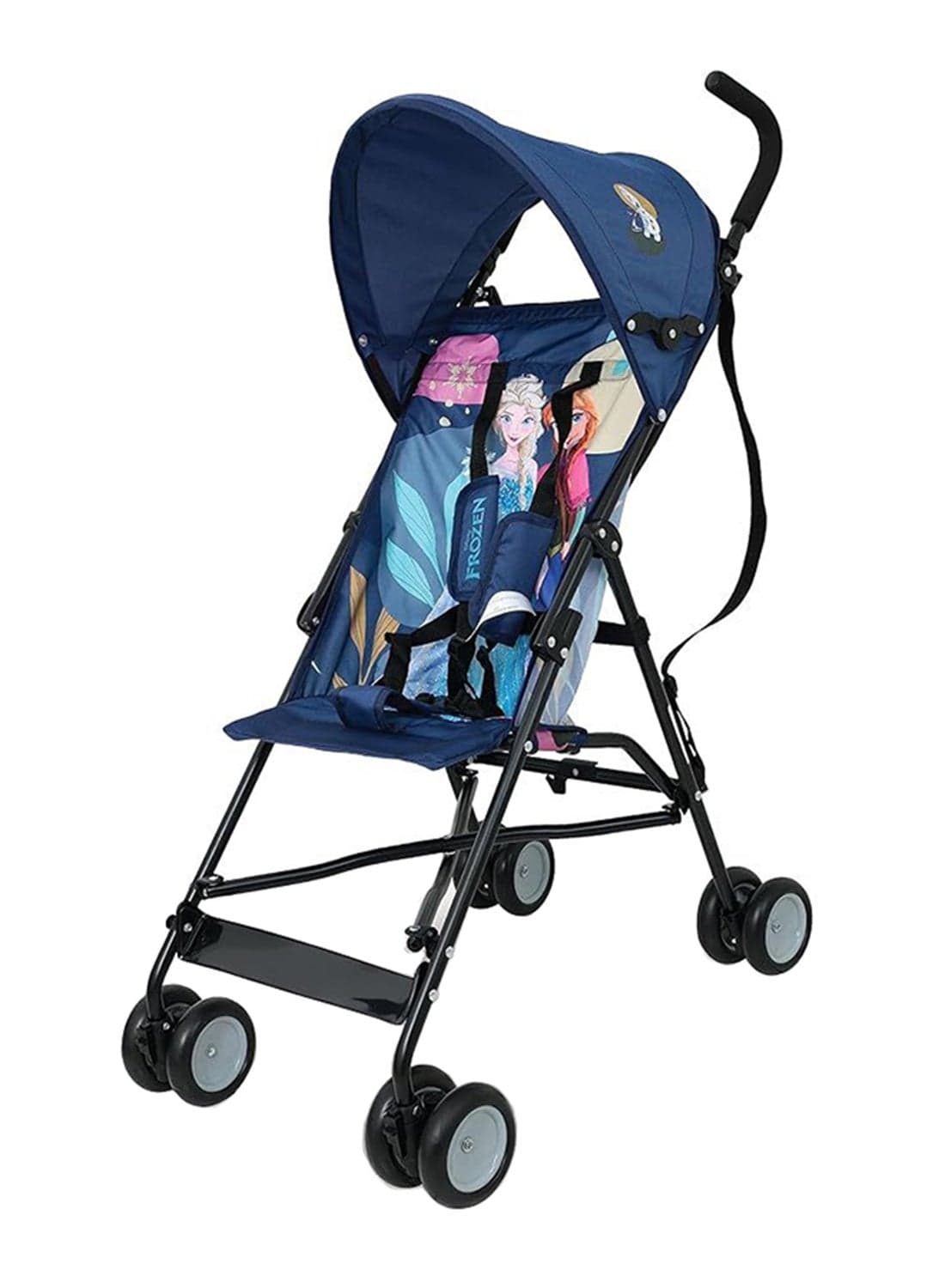 Frozen 2 Lightweight Buggy Stroller | 3-36 Months, Purple, Rear Breaks, Shoulder Strap And More.