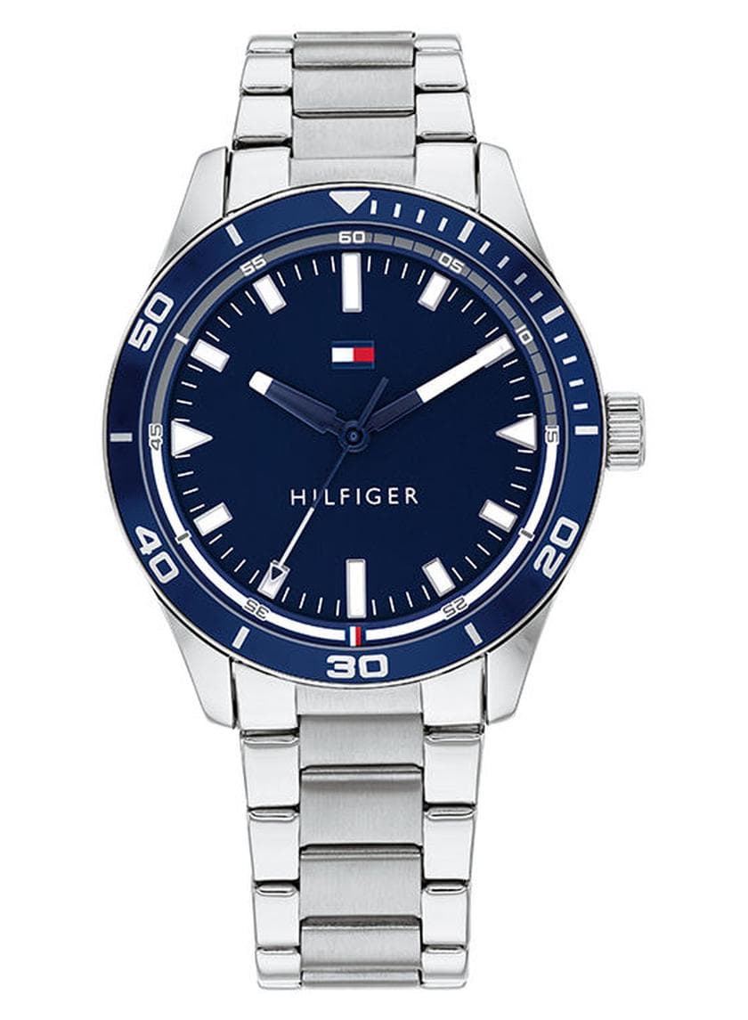 Men's Macy's Essentials Navy Dial Watch- 1791817