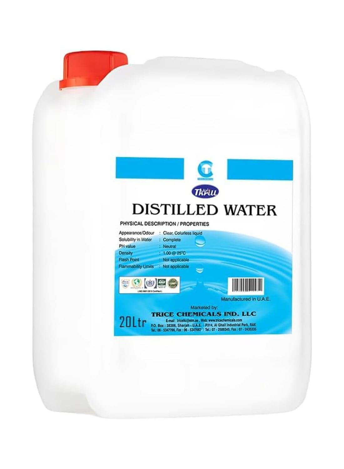 Distilled Water Ideal Distilled Water for Steam Irons, CPAP Machine, Car Batteries and Plants