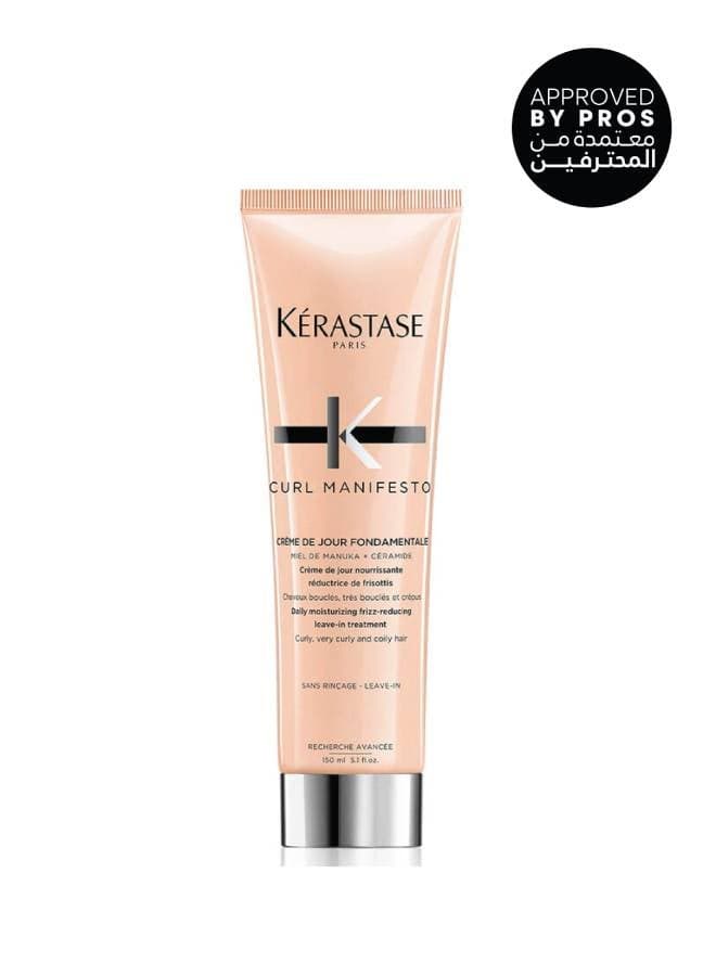Curl Manifesto Crème De Jour Fondamentale Leave-In-Cream White 150ml