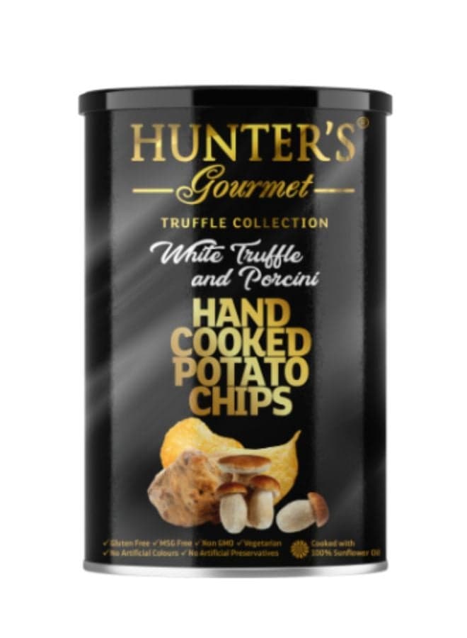 Hand Cooked Potato Chips White Truffle And Porcini 150grams