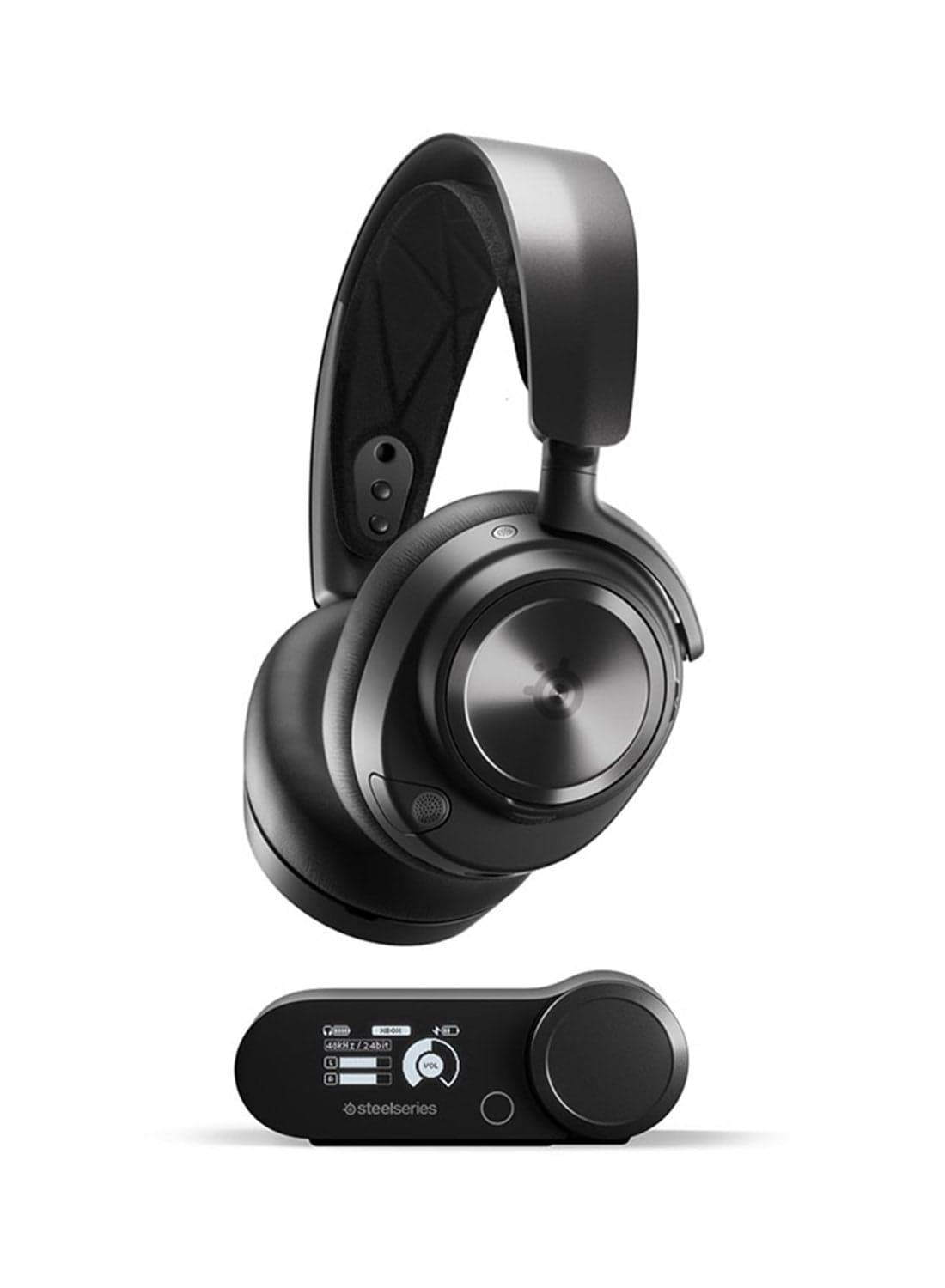 Arctis Nova Pro Wireless X Multi-System Gaming Headset PC Xbox , Premium Hi-Fi , Active Noise Cancellation, Infinity Power System, ClearCast Mic, PC/PS5/Switch/Mobile/Xbox, Black | 61521