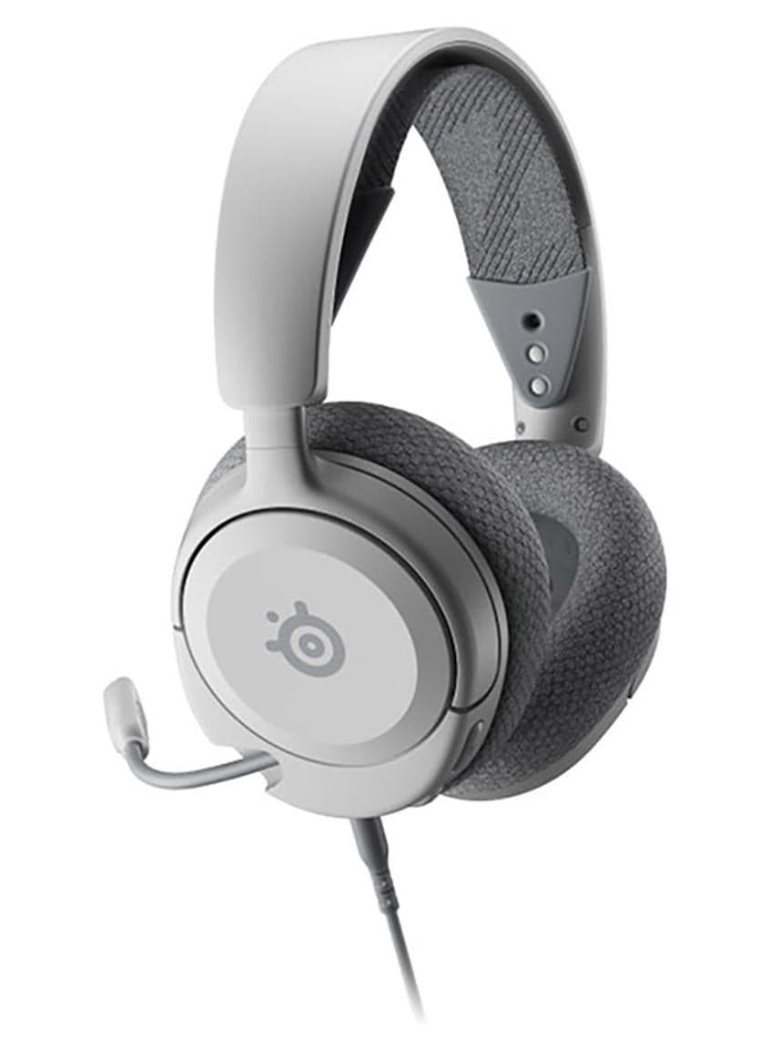 Arctis Nova 1P Multi-System Gaming Headset, Hi-Fi Drivers, 360° Spatial Audio, AirWeave Memory Foam Ear Cushions, Lightweight, PS5, PS4, PC, Xbox, White | 61612