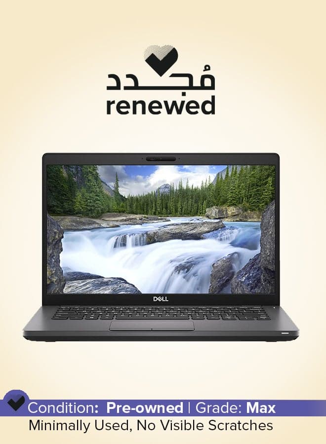 Renewed - Latitude 5400 Laptop With 14-Inch Display,Intel Core i7 Processor/8th Gen/8GB RAM/256GB SSD/Intel UHD Graphics English/Arabic Black