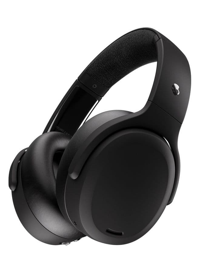 Crusher ANC 2 Bluetooth Noise Cancelling Wireless Headphones/50 Hours Battery/Extra Bass Tech/Use With Android And iPhone/Microphone True Black