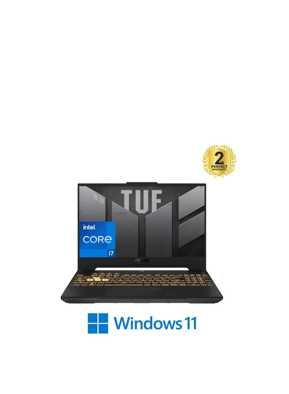 TUF Gaming F15 FX507ZV4-LP007W Laptop With 15.6-Inch FHD Display, Core i7-12700H Processor/16GB RAM/512GB SSD/8GB NVIDIA GeForce RTX 4060 Graphics Card/Windows 11 English/Arabic JAEGER GRAY