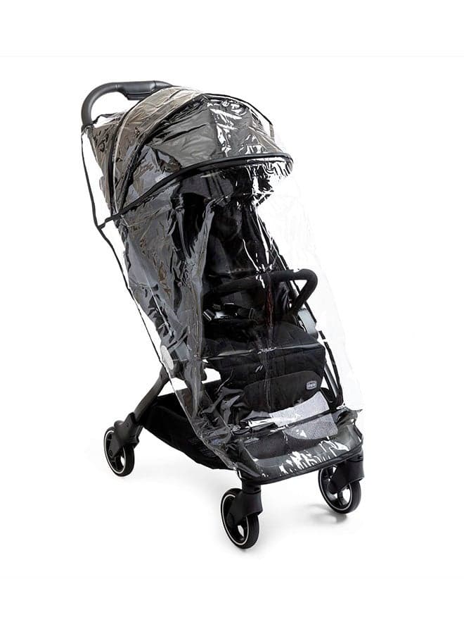 We Stroller 0M-5Y, Extraordinarily Compact, One-Hand Folding Mechanism, Extremely Light 5.5 Kg. With Rain Cover And Transport Bag, Black