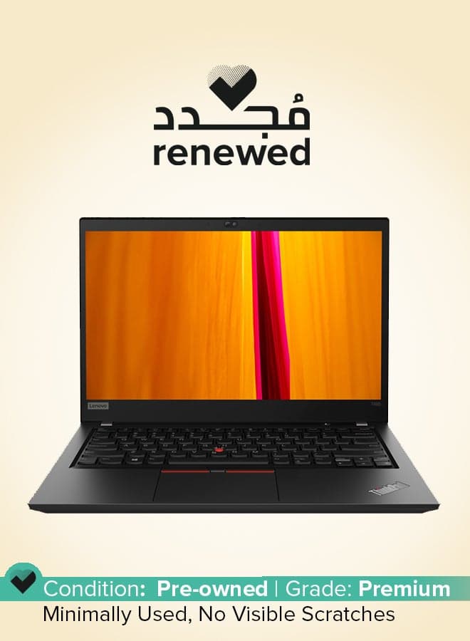 Renewed - ThinkPad T495 Pro Laptop With 14 inch Display,AMD Ryzen 5/2GB Graphic Memory/16GB RAM/256GB SSD/Windows 10 Pro English Black