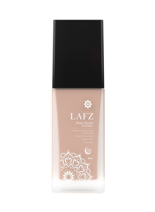 Hydrating Rose Serum Foundation Satin Matte Finish Ivory Nude