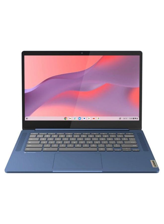 IdeaPad Slim 3 Chromebook Laptop 14 Inch FHD Touchscreen Laptop MediaTek Kompanio 520/4GB Memory/64GB eMMC/International Version English Abyss Blue English Abyss Blue