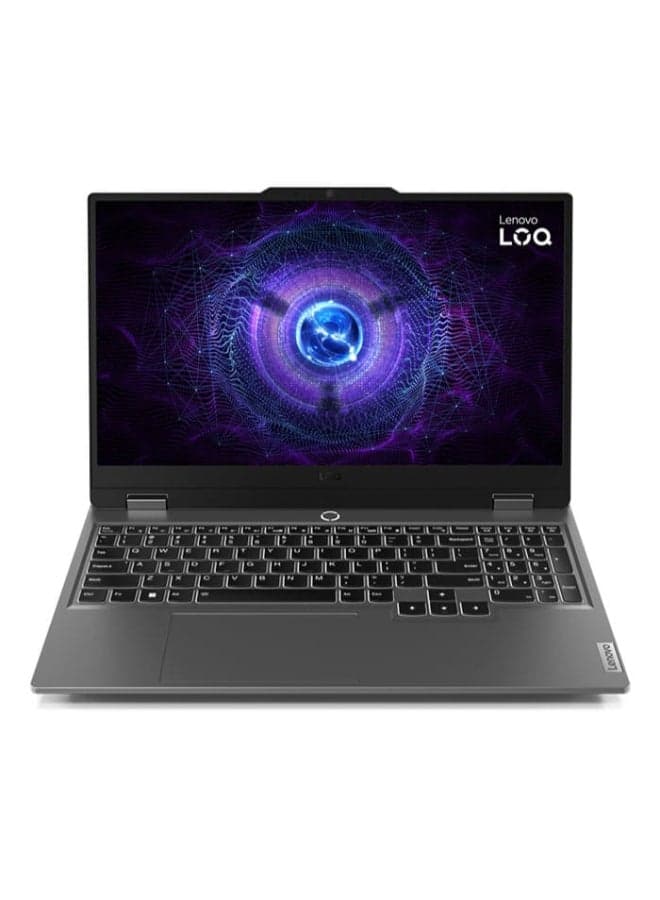 LOQ 15IRX9 Gaming Laptop With 15.6-inch Full HD(1920x1080) 144Hz Display, Intel Core i7-13650HX Processor/16GB RAM DDR5/512GB SSD/DOS(Without Windows)/6GB NVIDIA GeForce RTX 3050 Graphics/ English/Arabic Luna Grey