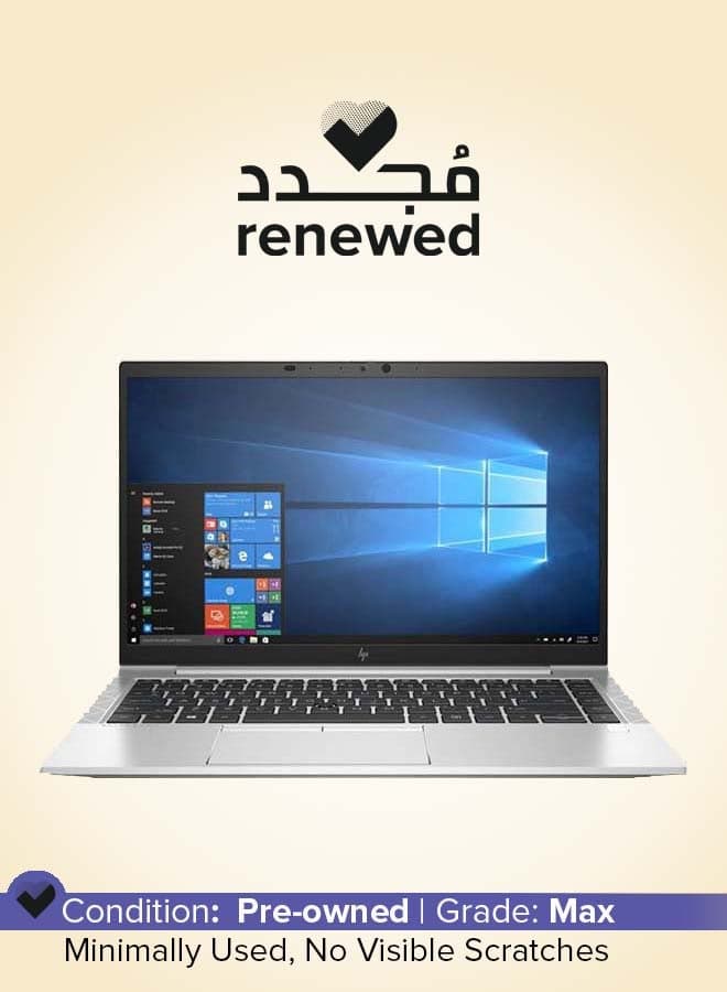Renewed - EliteBook 840 G7 Laptop With 14-Inch Full HD Display,Core i5/10th Gen/16GB RAM/512GB SSD/Intel HD Graphics English Silver
