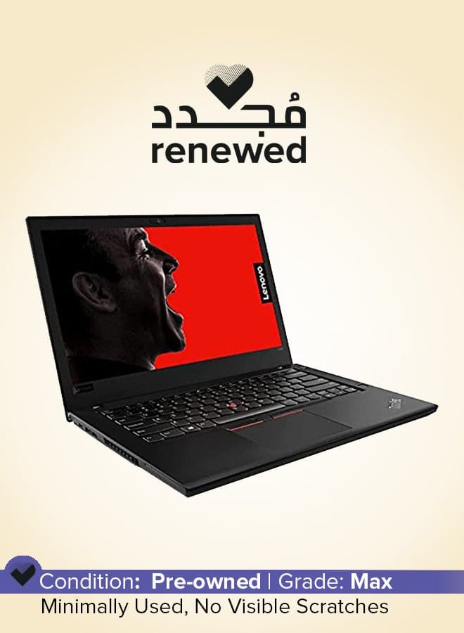 Renewed - ThinkPad T490 Laptop With 14-Inch Full HD Display,Core i5/8th Gen/8GB RAM/256GB SSD/Intel HD Graphics English Black