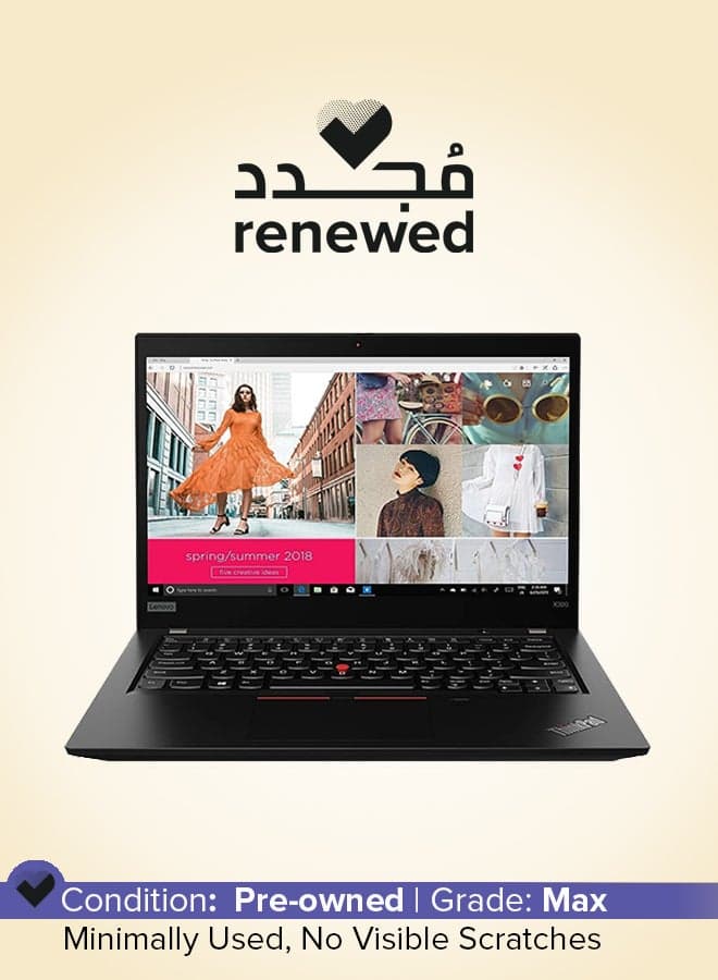 Renewed - ThinkPad X390 Laptop With 13.3-Inch Display,Intel Core i5 8th Gen/8GB RAM/256GB SSD/Windows 10 Pro English Black