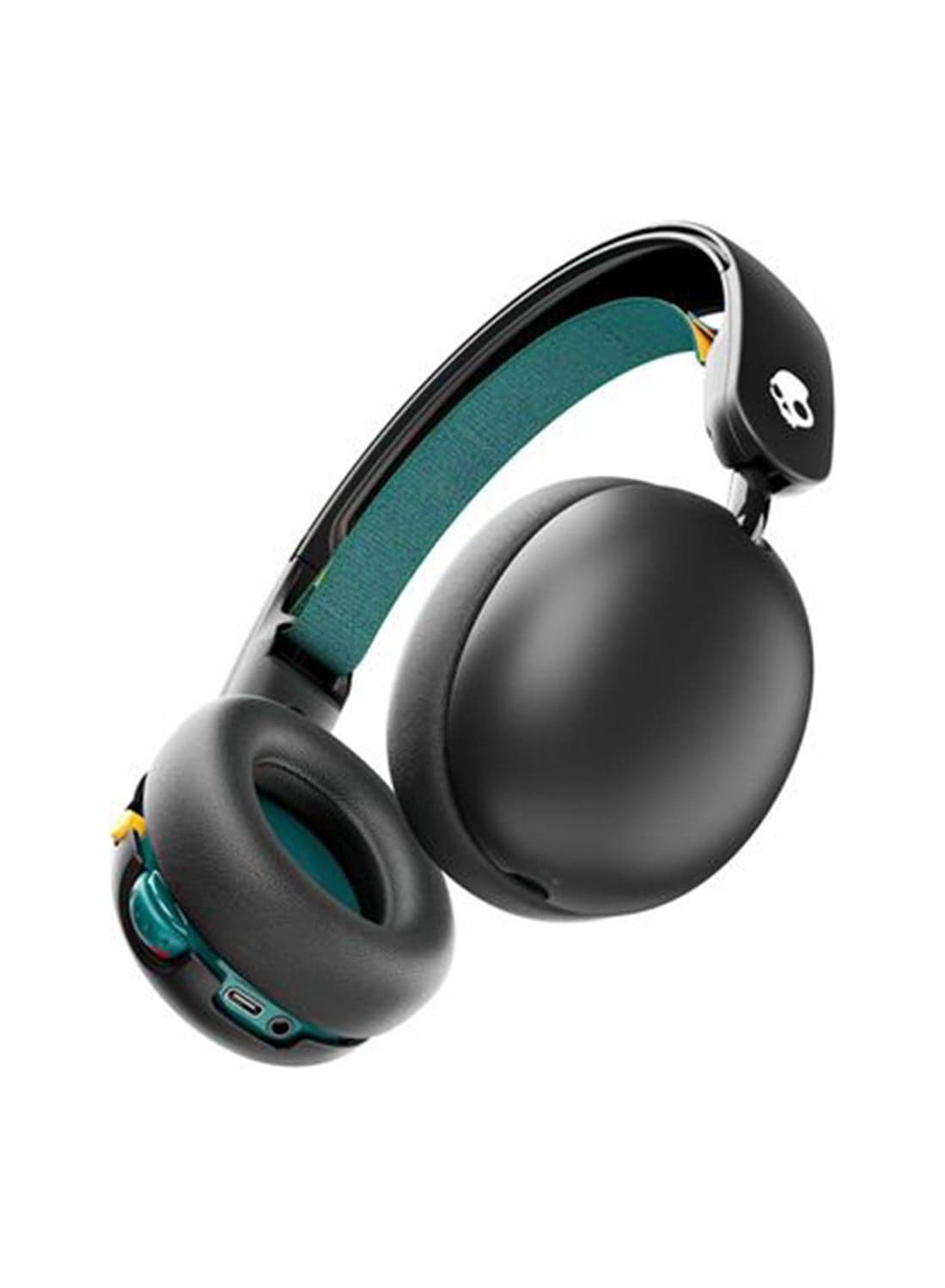 Grom Over-Ear Wireless Headphones For Kids, 45 Hr Battery, Volume-Limiting, Works With iPhone Android And Bluetooth Devices Black