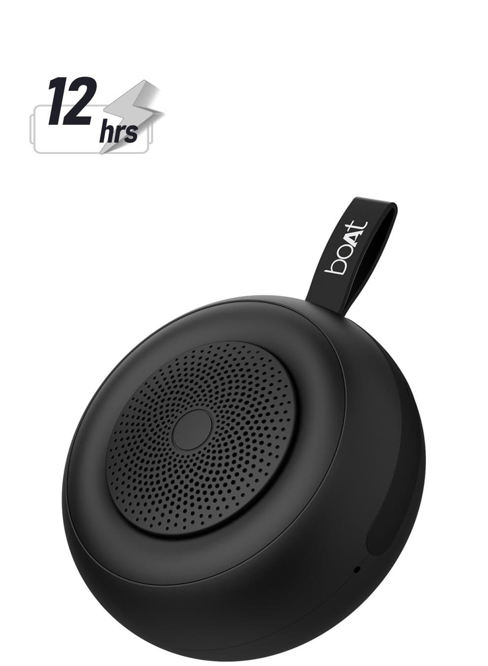 Stone 135 Portable Wireless Speaker With 5W RMS Immersive Sound,IPX4 Water Resistance, True Wireless Feature, Up To 11H Total Playtime, Multi-Connectivity Modes With Type C Charging Active Black
