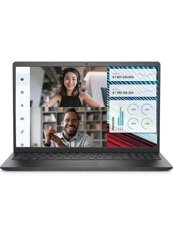 (Upgraded Version) Vostro 3520 Laptop With 15.6 Inch FHD / Core I3-1215U/ 4GB RAM/ 256GB SSD/ Intel UHD / Ubuntu/ English Black