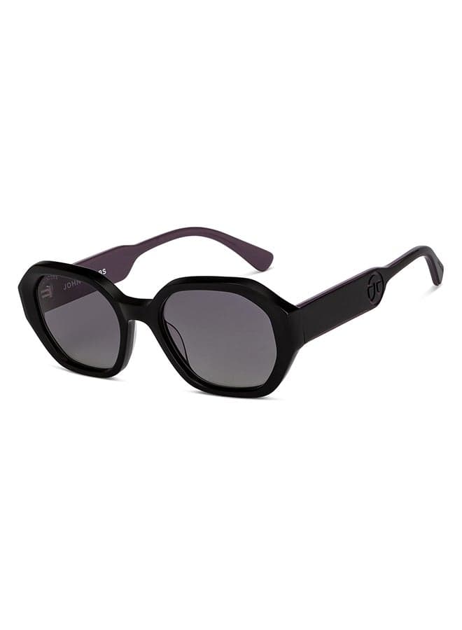 Full Rim Hexagonal Stylish & Premium Polarized UV Protected Sunglasses JJ S15563
