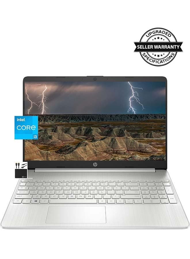 (Upgraded Version) Newest Laptop With 15.6-Inch Display, Core i3-1115G4Processor/16GB RAM/256GBIntel Iris XE Graphics/Windows 11 English Natural Silver
