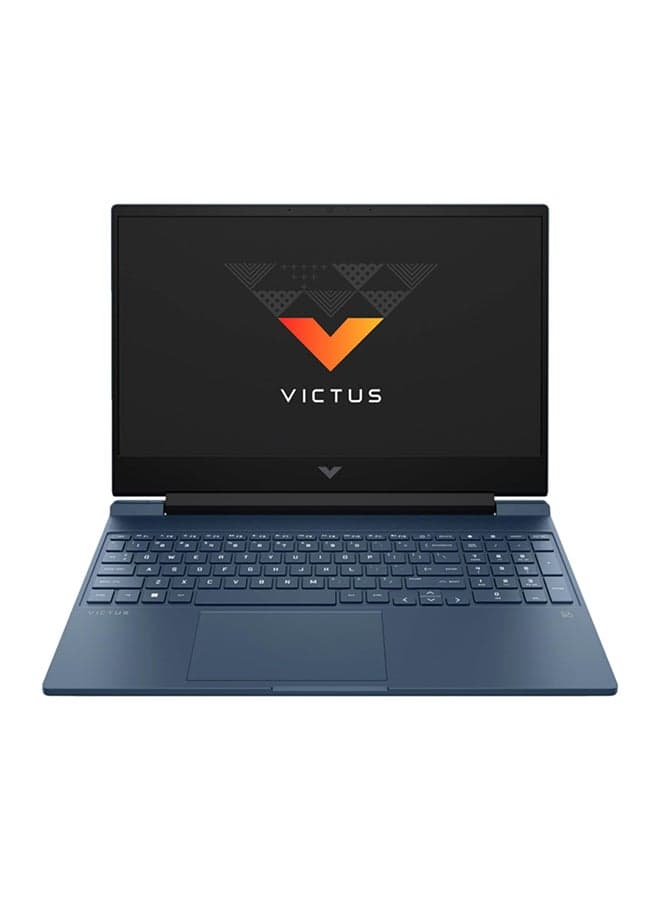 (Upgraded Version) Victus Gaming 15-FA1090nia Laptop With 15.6-Inch Display, Core i5-13420H Processor/8GB RAM/512GB SSD/4GB NVIDIA GeForce RTX 2050 Graphics Card/Windows 11 / Blue English/Arabic Blue